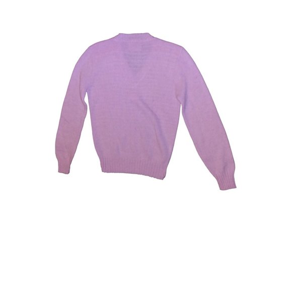 Hush Puppies Pink V Neck Knitted Sweater Long Sleeve Size Small Women's - Picture 7 of 11